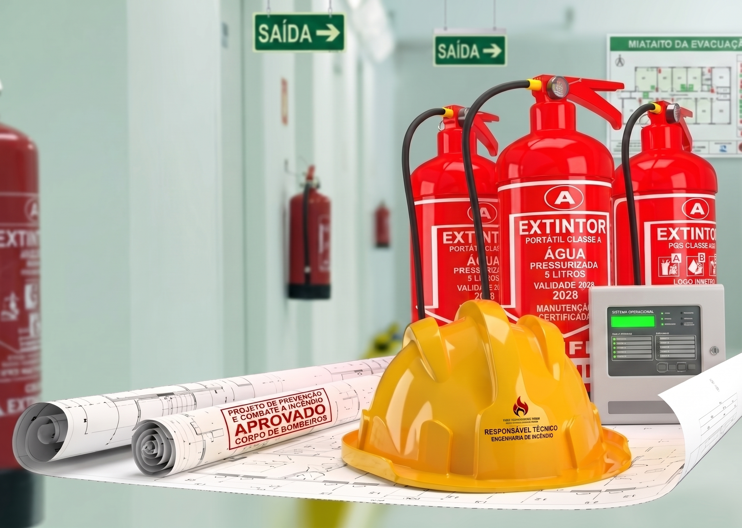 Sistemas de prevenção e combate a incêndios